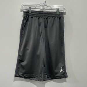 Boy’s size large Air Jordan basketball shorts 11” inseam gray